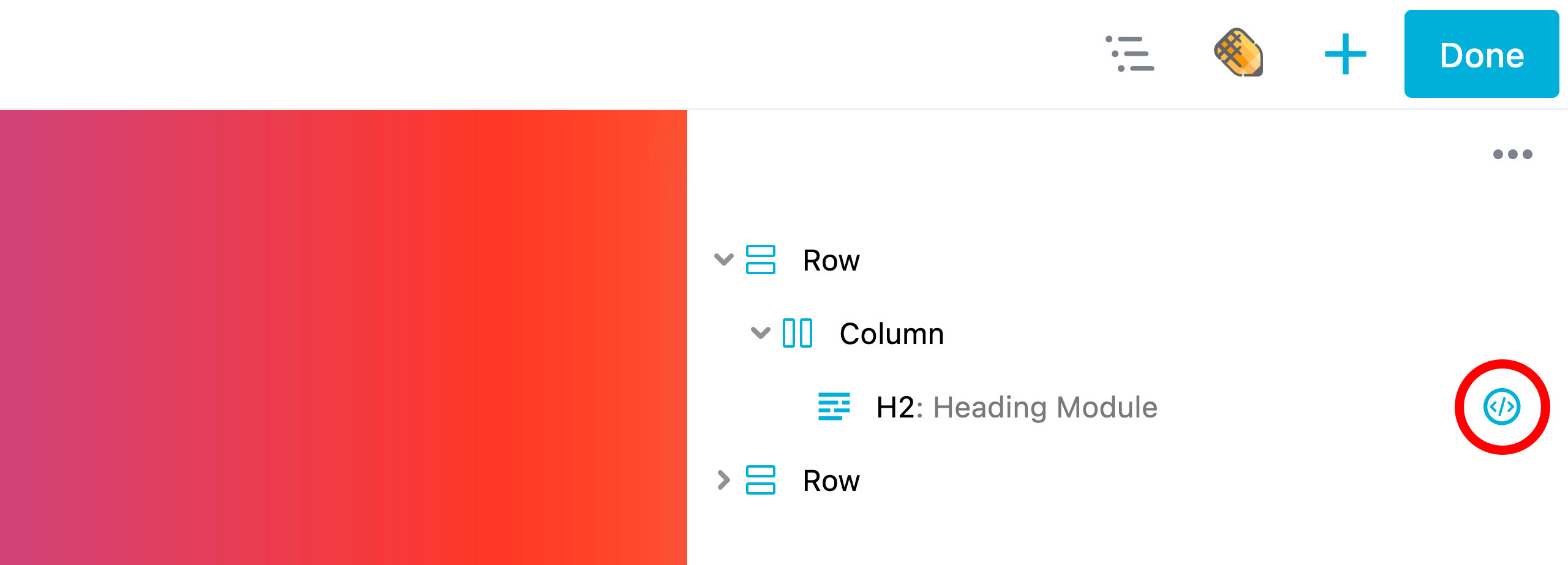 Outline Panel Custom Code Indicator